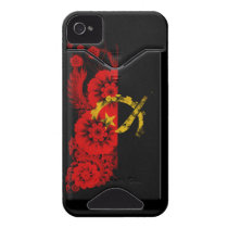 Angola Flag Id Iphone 4 Cover