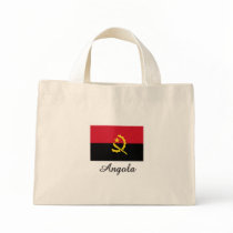 Angola Flag Design Tote Bag