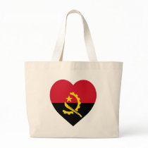Angola Flag Heart bags