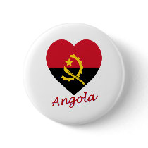 Angola Flag Heart buttons by Vexillophile Angola Flag Heart buttons