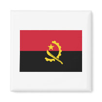 Angola FLAG International Magnet