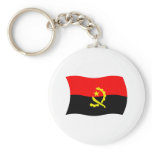 Angola Flag Keychain