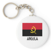 Angola Flag Keychain