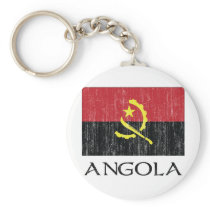 Angola Flag Key Chain