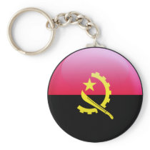 Angola Flag Keychains