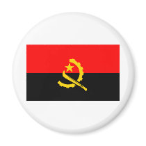 Angola Flag magnets