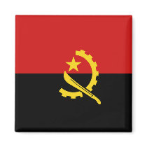 Angola Flag Magnet