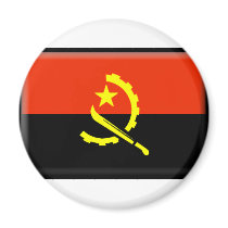 Angola Flag Magnet