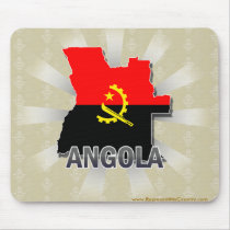 Angola Flag Map 2.0 Mouse Pad