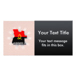 Angola Flag Map 2.0 Photo Cards