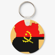 Angola flag map keychains by FlagStore Angola flag map keychains