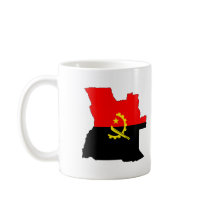 Angola flag map mugs