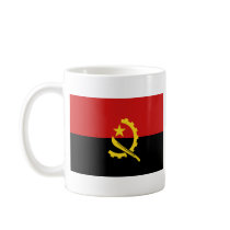 Angola Flag ~ Map Mug
