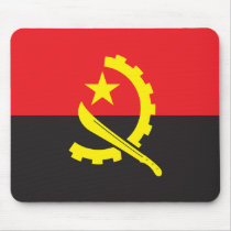 Angola Flag Mousepads