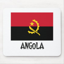 Angola Flag Mouse Pads