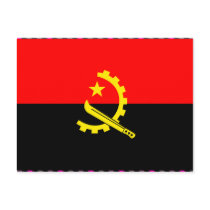 Angola Flag Postcards