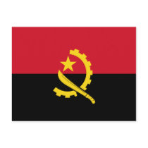 Angola Flag Postcard