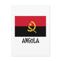 Angola Flag Post Cards