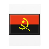 Angola Flag Post Cards