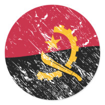 Angola flag stickers