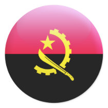 Angola Flag Stickers