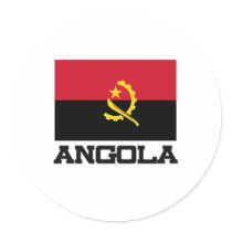 Angola Flag stickers