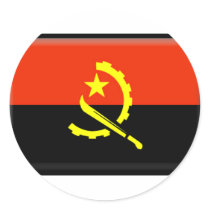 Angola Flag Stickers