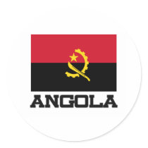 Angola Flag stickers