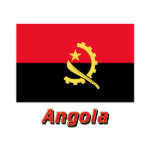 Angola Flag with Name Tshirts
