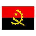 Angola High quality Flag Greeting Card