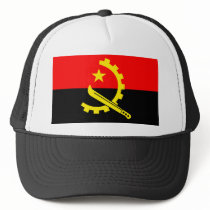 Angola High quality Flag Trucker Hats