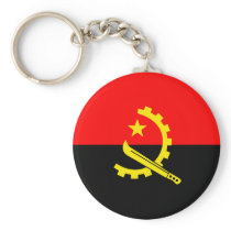 Angola High quality Flag Key Chain