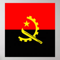 Angola High quality Flag Print