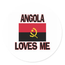 Angola Loves Me stickers