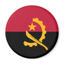 Angola Refrigerator Magnet