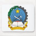 Angola Official Coat Of Arms Heraldry Symbol mousepads by inquester Angola Official Coat Of Arms Heraldry Symbol mousepads