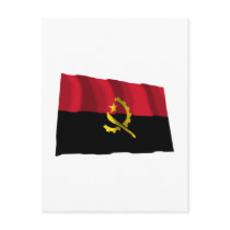 Angola Waving Flag Postcards