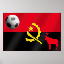 Angolan 2010 soccer for African football fans Poster