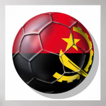 Angolan ball Black Antelopes soccer gear Poster