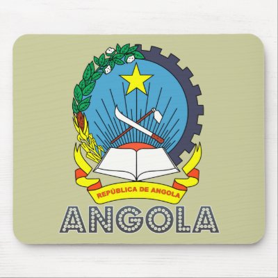 Angolan Emblem Mouse Mats by FlagStore