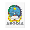 Angolan Emblem postcards by FlagStore Angolan Emblem postcards