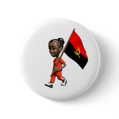 Angolan Girl Pins by worldtees