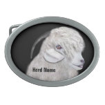 Angora  Goat Belt Buckle 