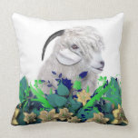 Angora Goat Painting Herd Name Goat Pillow pillows
