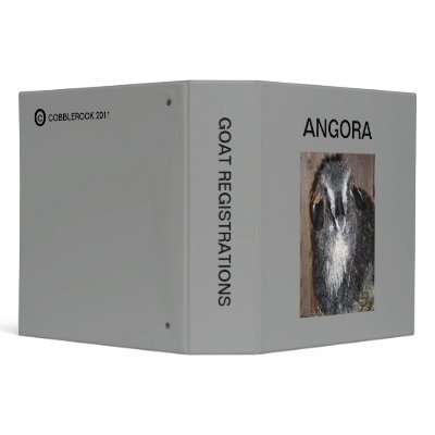 ANGORA GOAT REGISTRATION BINDER by Cobblerock