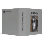 ANGORA GOAT REGISTRATION BINDER