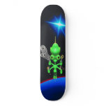Angry Alien skateboard