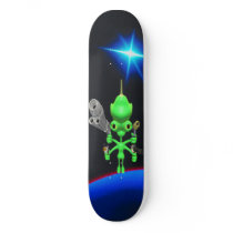 Angry Alien skateboard by skategear Angry Alien skateboard