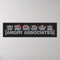Angry Associates Crew - grey Print