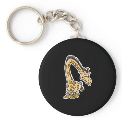 angry attitude giraffe keychains by doonidesignsanimals
